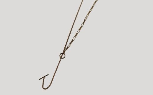 【LENERAオリジナルネックレス】shine through necklace (curve) 【079007】